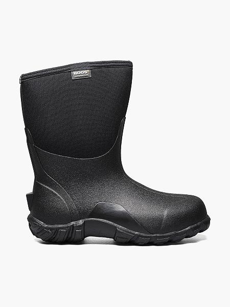 BOGS Boots Deutschland - Classic Mid Isolierte Arbeitsstiefel Herren Schwarz DE53948